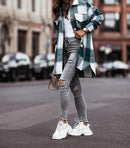 Clara – Stylischer Oversized Cardigan Mit V Ausschnitt