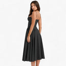 Mila - Ärmellos Korsett Passform Langes Kleid