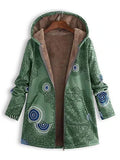 Frida - Langarmjacke mit Kapuze Reißverschluss und Taschen