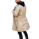 Alaric - Lange Ärmel Zweireihiger Trenchcoat mit Reverskragen und Gürtel