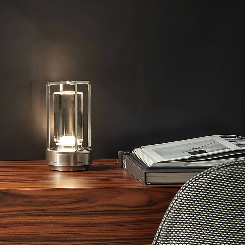 Moderne kabellose Tischlampe für stilvolle Beleuchtung und flexible Platzierung