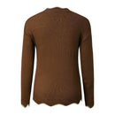 Leonie - Lässiger Langärmelig V Ausschnitt Strickpullover