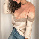 Livia - Warmer Langärmelig Rundhalsausschnitt Pullover