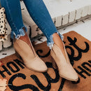 Talina - Bequeme Stiefelette mit trendigem Blockabsatz für luxuriösen Style