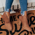 Talina - Bequeme Stiefelette mit trendigem Blockabsatz für luxuriösen Style
