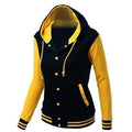 Katrin - Lässige Langärmelig Kapuze Jacke Mit Knöpfen