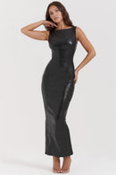 Anna - Ärmellos Schlanke Passform Lang Maxikleid