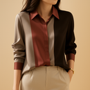 Malina – Langarmshirt mit Umlegekragen und Knopfleiste