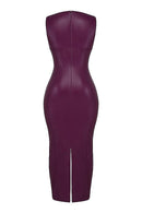 Anna - Ärmellos Schlanke Passform Lang Maxikleid