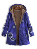 Frida - Langarmjacke mit Kapuze Reißverschluss und Taschen