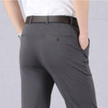 Carl - Schlanke Passform Elastischer Bund Hosen Mit Taschen