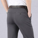 Carl - Schlanke Passform Elastischer Bund Hosen Mit Taschen