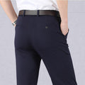 Carl - Schlanke Passform Elastischer Bund Hosen Mit Taschen