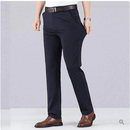 Carl - Schlanke Passform Elastischer Bund Hosen Mit Taschen