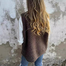 Mila - Warm Ärmellos Jacke Mit Knöpfen