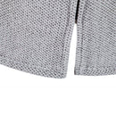 Carl - Langärmeliger Kapuze Mittlere Länge Pullover Mit Reißverschluss