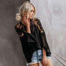 Grace - Elegantes Spitzentop Mit V Ausschnitt