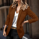 Karla - Bequemer Langarm Blazer mit Reverskragen und Taschen