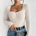 Ylenia - Bequemes langärmeliges Stricktop