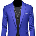 Harald - Slim Fit Reverskragen Blazer mit langen Ärmeln und Taschen