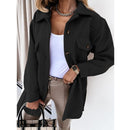 Zorah - Bequeme Langarmjacke mit Knöpfen und Taschen