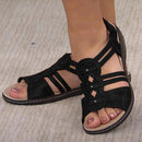 Ines – Offene Sandalen mit floralen Akzenten und flüssiger Sohle