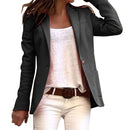 Serina - Schmal geschnittener Blazer mit Reverskragen langen Ärmeln und Knöpfen