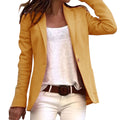 Serina - Schmal geschnittener Blazer mit Reverskragen langen Ärmeln und Knöpfen