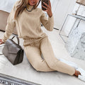 Nadine - Langarm Pullover mit Kordelzug Hose Jogging Zweiteiler
