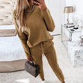 Nadine - Langarm Pullover mit Kordelzug Hose Jogging Zweiteiler