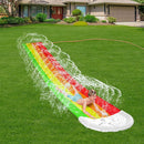 SlideRush – Lange Outdoor-Wasserrutsche mit Splash Zone und Schlauchanschluss
