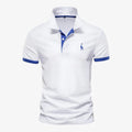 Jonas – Kurzarm Poloshirt mit Knopfleiste und schmaler Passform
