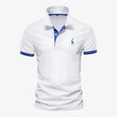 Jonas – Kurzarm Poloshirt mit Knopfleiste und schmaler Passform