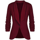 Sina - Schlanke Passform Blazer mit langen Ärmeln Reverskragen und Knopf
