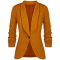 Sina - Schlanke Passform Blazer mit langen Ärmeln Reverskragen und Knopf