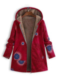 Frida - Langarmjacke mit Kapuze Reißverschluss und Taschen