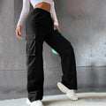 Freya - Hochtaillierte Cargohose mit mehrere Taschen