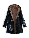 Frida - Langarmjacke mit Kapuze Reißverschluss und Taschen