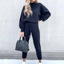 Clara - Laterneärmelig Oben Und Hosen Zweiteiliges Set