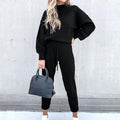 Clara - Laterneärmelig Oben Und Hosen Zweiteiliges Set