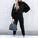Clara - Laterneärmelig Oben Und Hosen Zweiteiliges Set