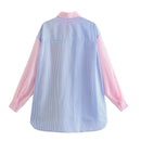 Mira - Übergroßes Button-up-Hemd mit langen Ärmeln